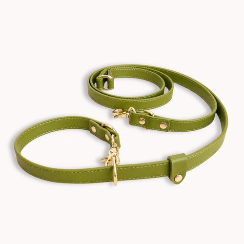 Laisse multi-positions | Olive - GRIS LOUP