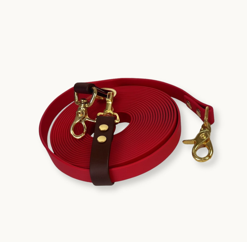 Longe et poignée détachable (5m) - GRIS LOUP