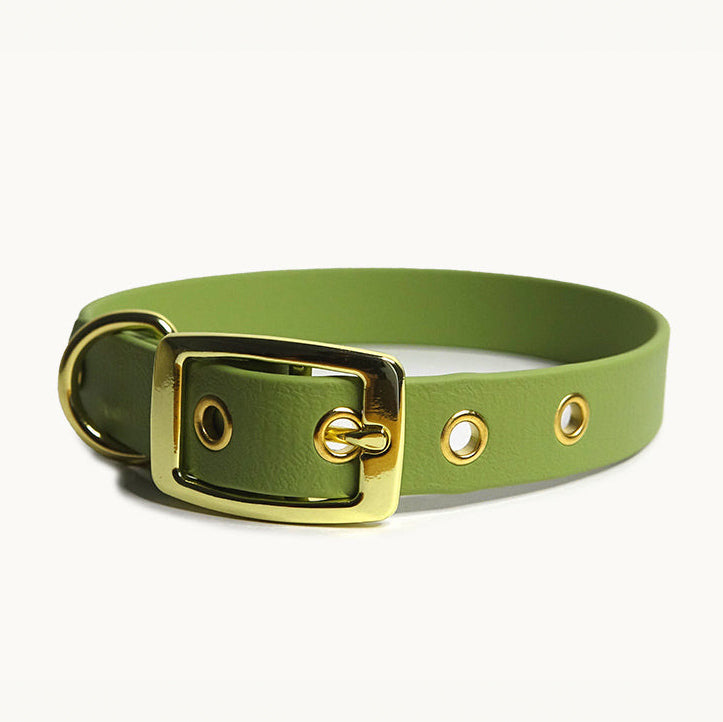 collier biothane vert