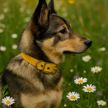 Classic Biothane Necklace - Sunflower