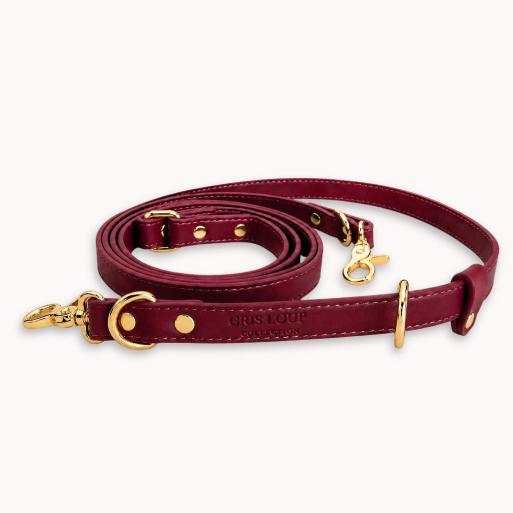 Laisse multi-positions | Merlot - GRIS LOUP
