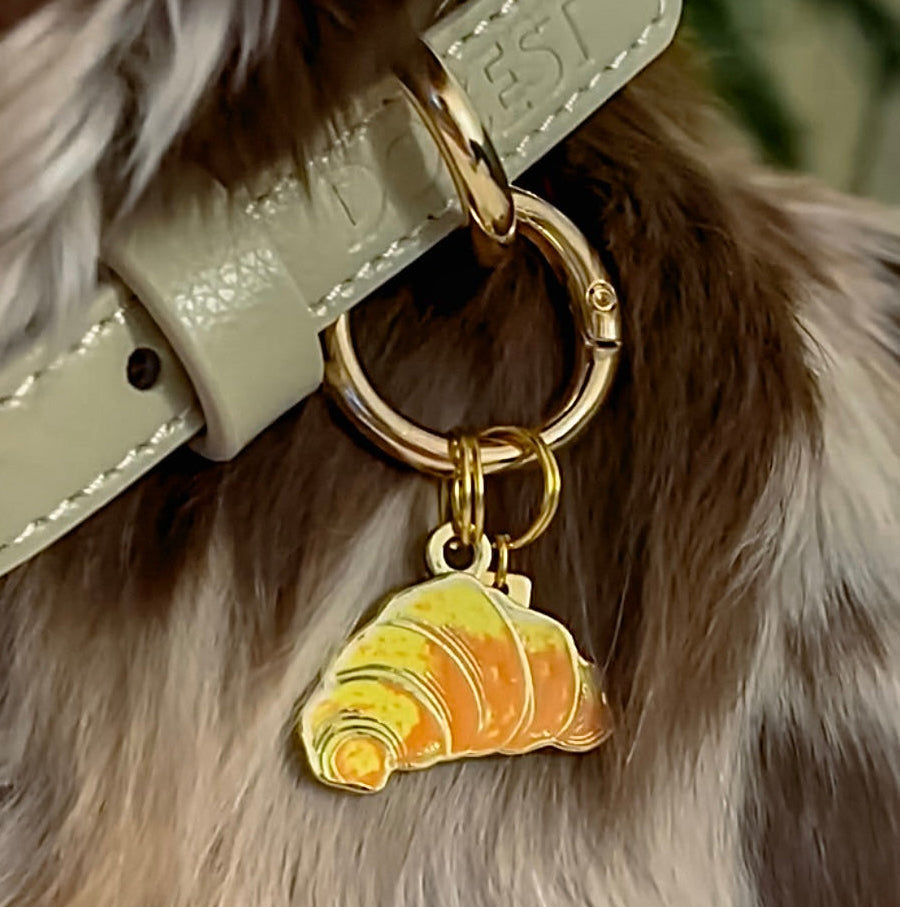Médaille "Croissant" - GRIS LOUP