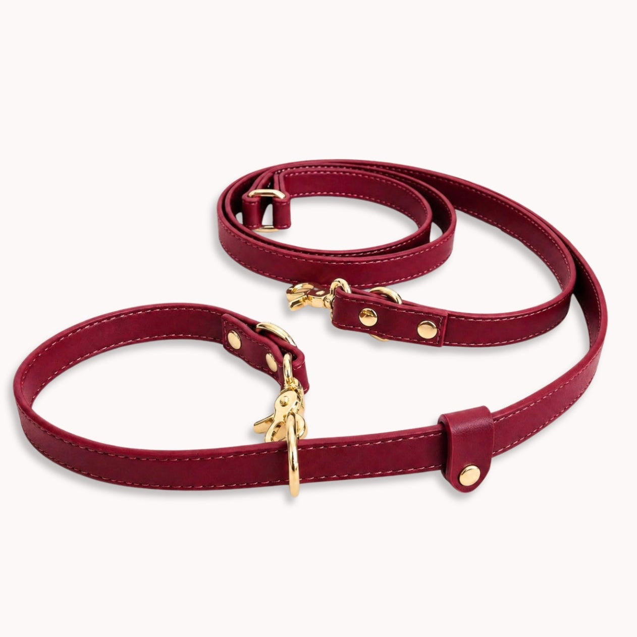 Laisse multi-positions | Merlot - GRIS LOUP